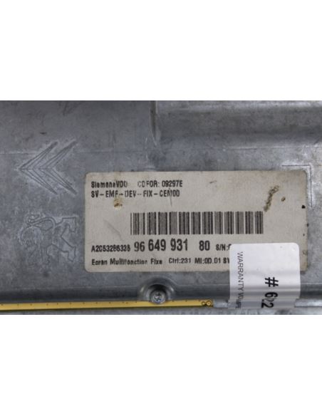 Wyświetlacz nawigacji 9664993180 Citroen C5