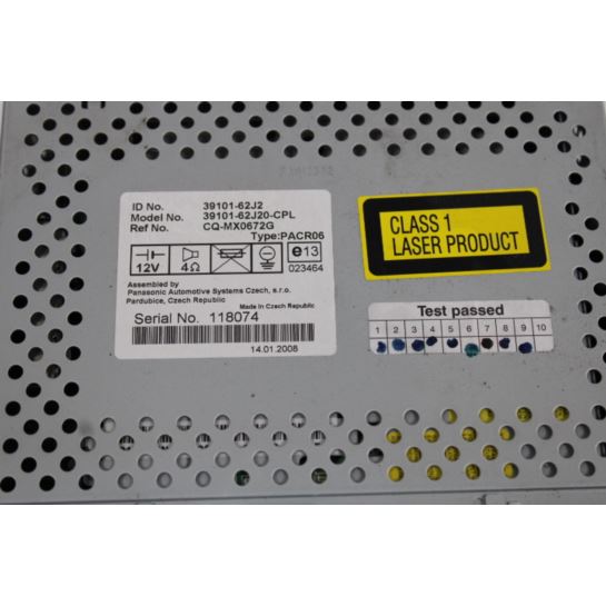 Radio CD 39101-62J20-CPL Suzuki Swift