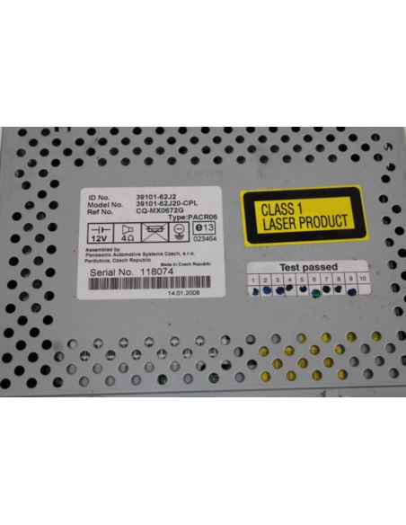 Radio CD 39101-62J20-CPL Suzuki Swift