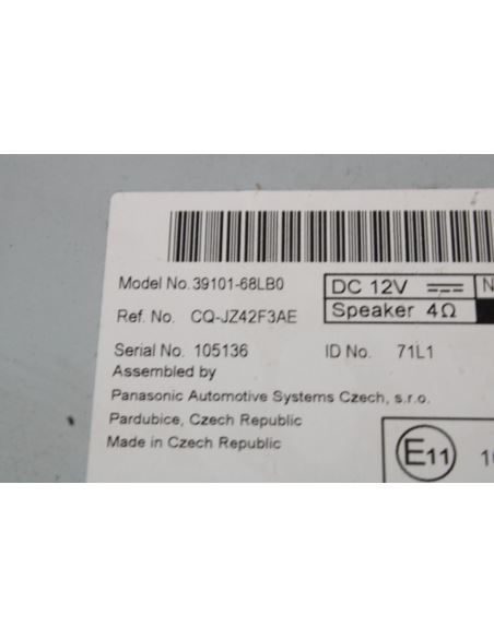 Radio CD 39101-68LB0 Suzuki Swift