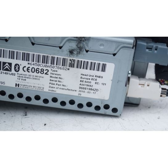 Panel klimatyzacji nawigacja Citroen C5