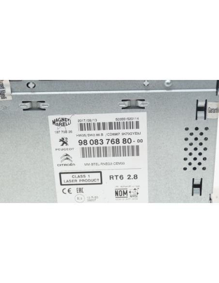 Radio nawigacja Citroen Peugeot 508 9808376880