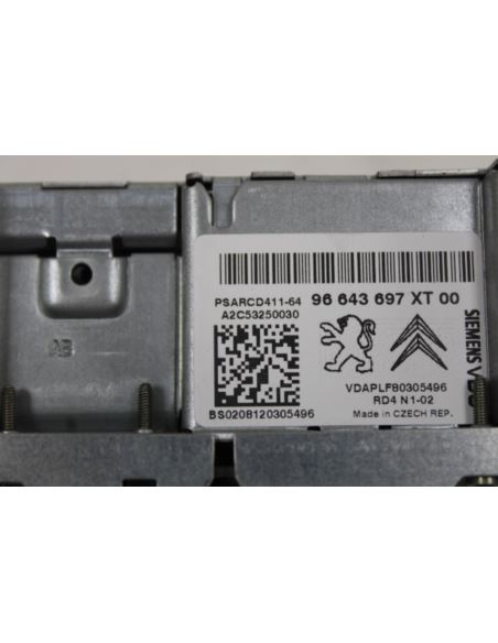 Radio CD 96643697XT00 Citroen C2 C3