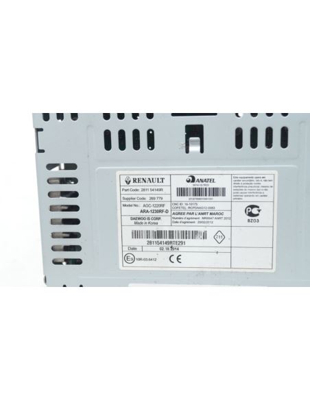 Rodio MP3 bluetooth Renault CLIO IV 281154149R