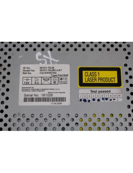 Radio CD 39101-79JB0-CAT Fiat Sedici Suzuki SX4