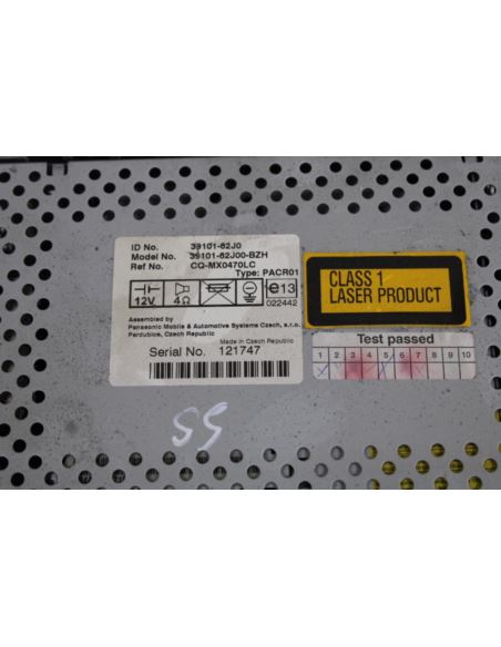 Radio CD 39101-62J00-BZH Suzuki Swift
