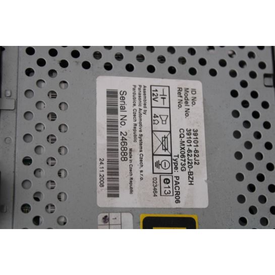 Radio CD 39101-62J20-BZH Suzuki Swift