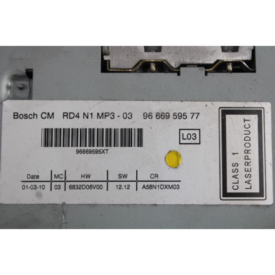 Radio CD Citroen C3 PICASSO Peugeot 3008 5008