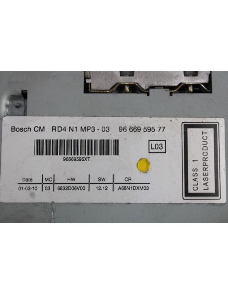 Radio CD Citroen C3 PICASSO Peugeot 3008 5008