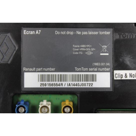 Wyświetlacz nawigacji 259156554R Renault Megane