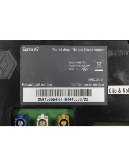 Wyświetlacz nawigacji 259156554R Renault Megane