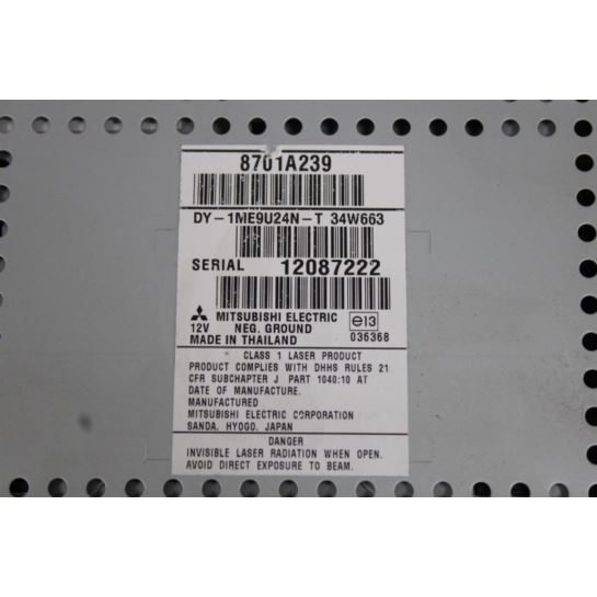 Radio CD 8701A239 Mitsubishi Colt
