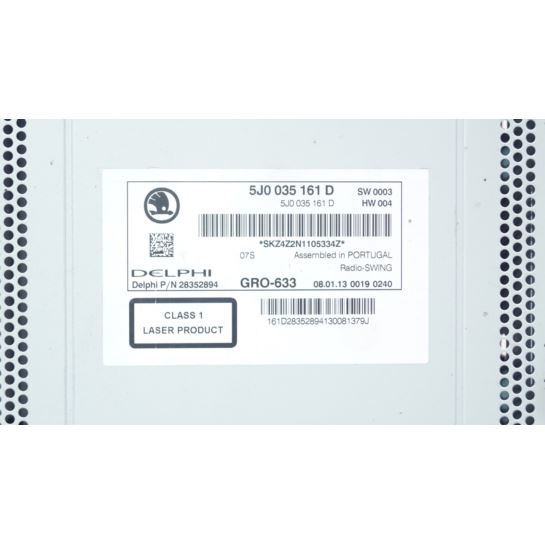 Radio fabryczne SWING MP3 Skoda FABIA II ROOMSTER