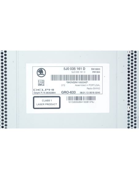 Radio fabryczne SWING MP3 Skoda FABIA II ROOMSTER