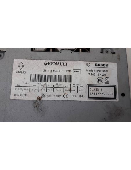 Radio CD 281155040R Renault Megane III