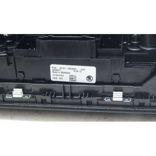 Radio CD Panel klimatyzacji Skoda CITIGO 1ST035156